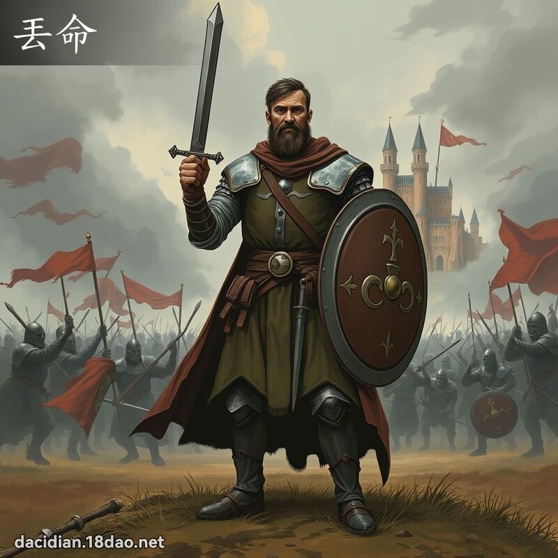 丟命 - 國語大辭典配圖