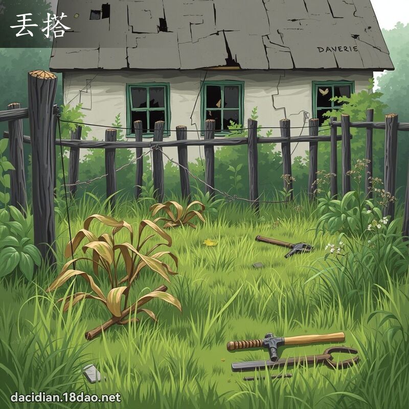 丟搭 - 國語大辭典配圖