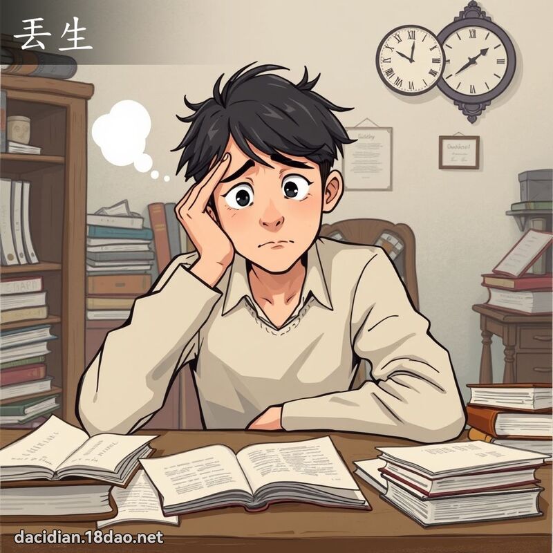 丟生 - 國語大辭典配圖