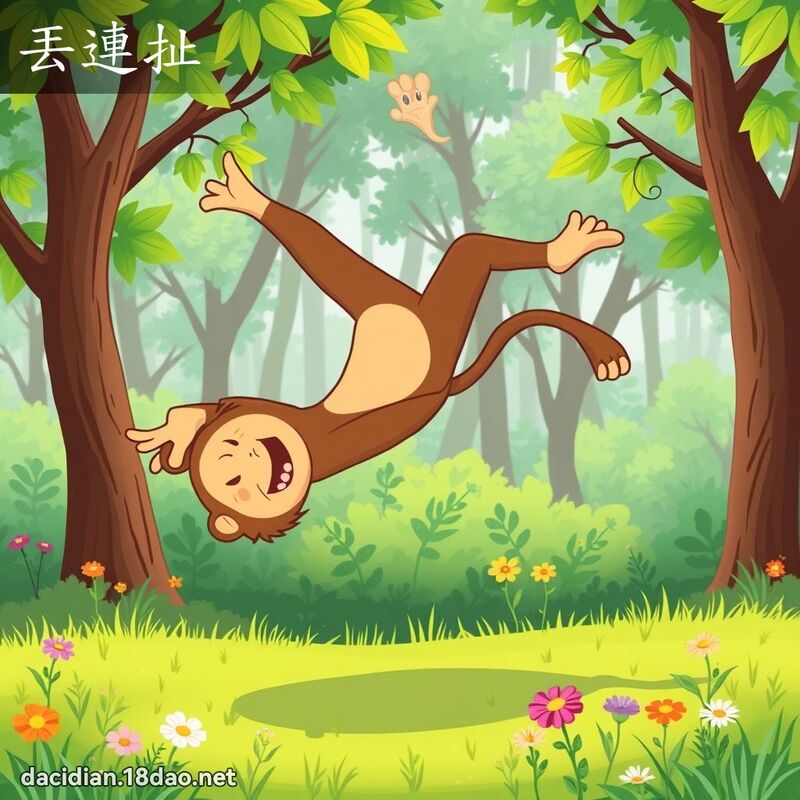 丟連扯 - 國語大辭典配圖