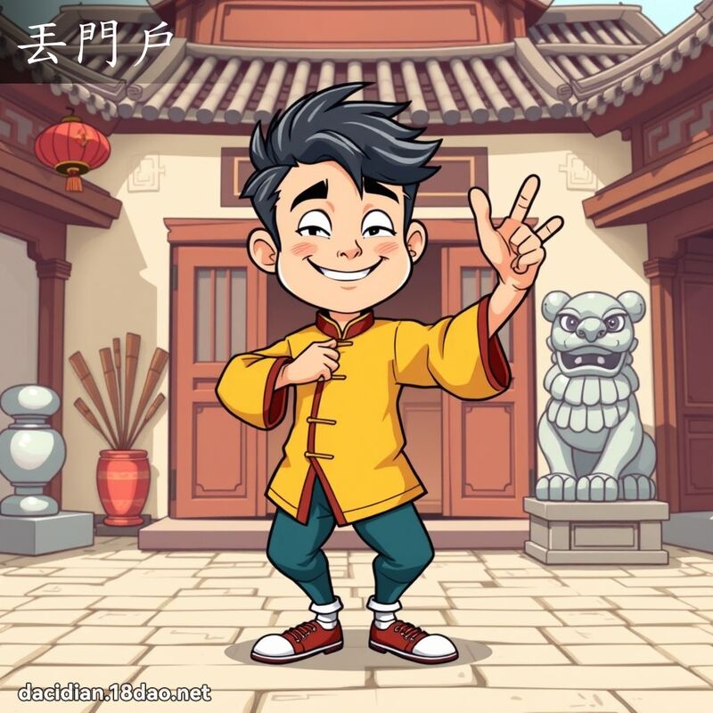 丟門戶 - 國語大辭典配圖