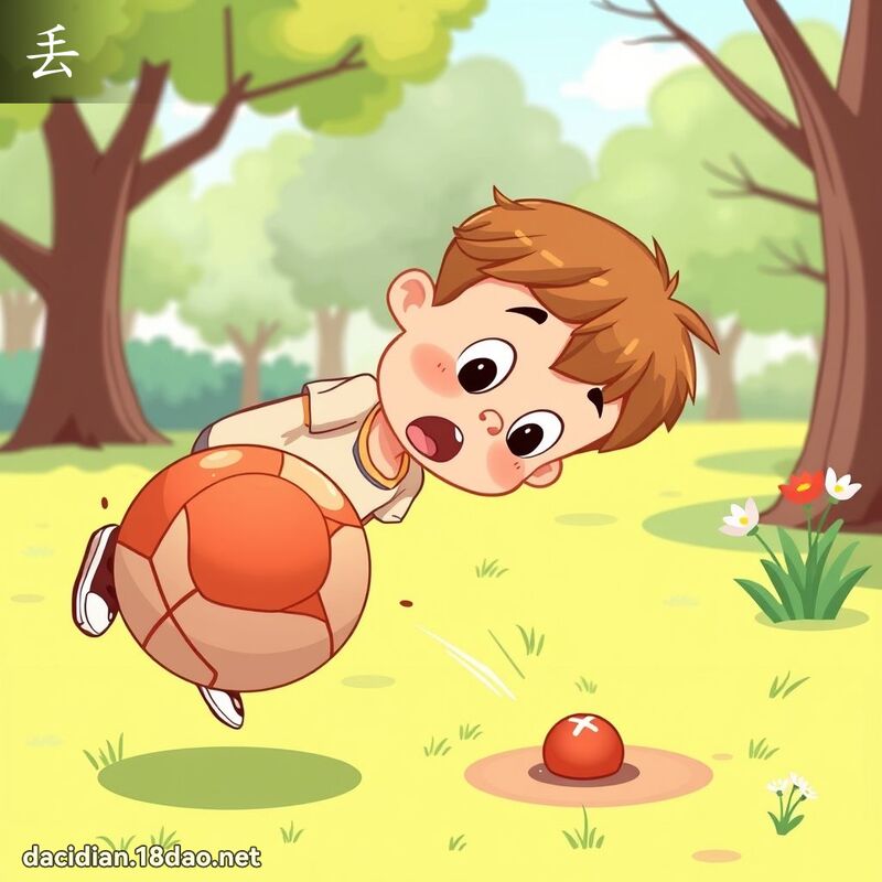 丢 - 國語大辭典配圖