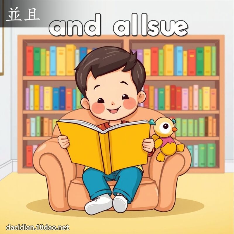 並且 - 国语大辞典配图