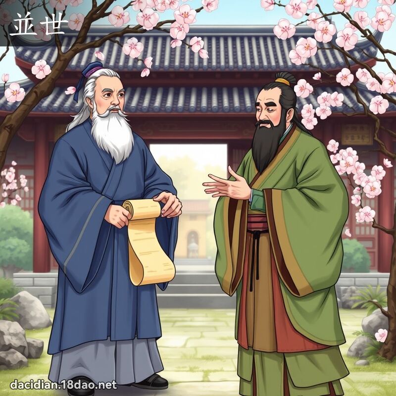 並世 - 國語大辭典配圖