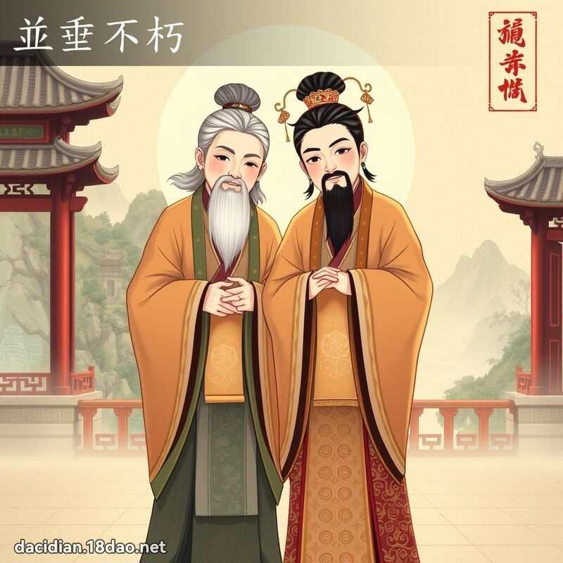 並垂不朽 - 国语大辞典配图