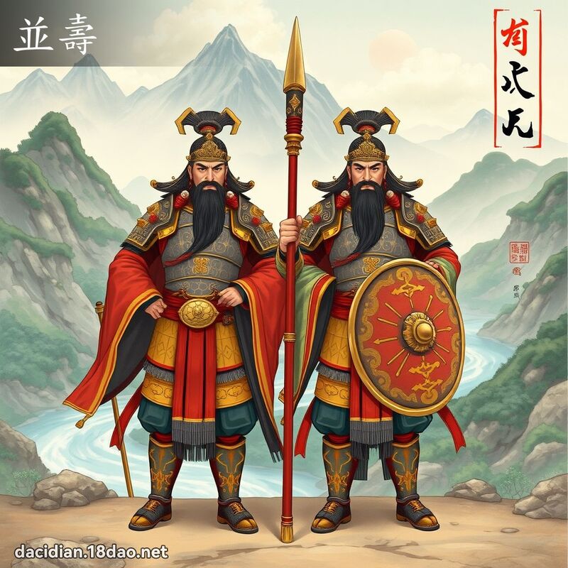 並壽 - 國語大辭典配圖