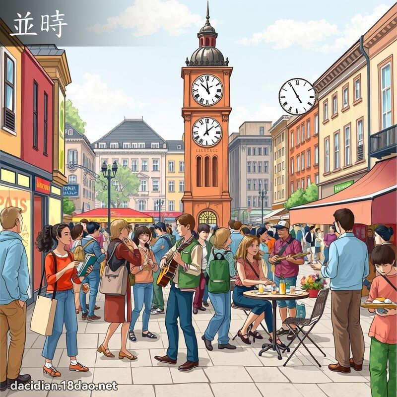 並時 - 國語大辭典配圖