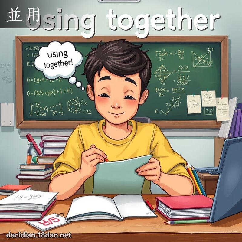 並用 - 国语大辞典配图