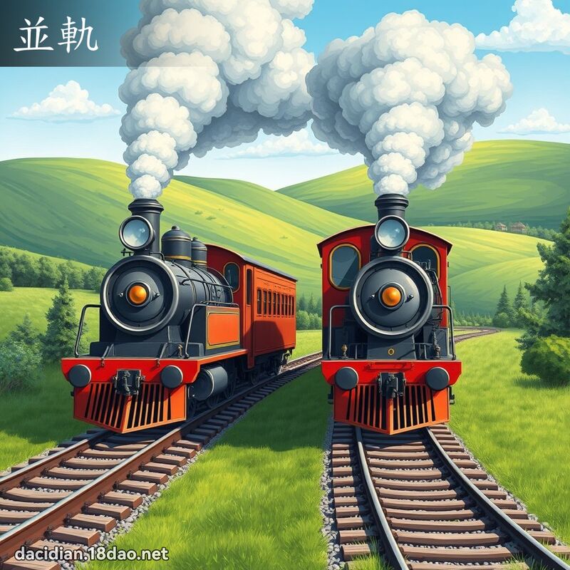 並軌 - 國語大辭典配圖