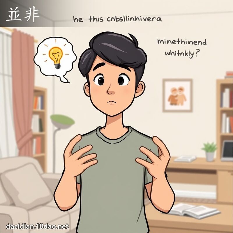 並非 - 國語大辭典配圖