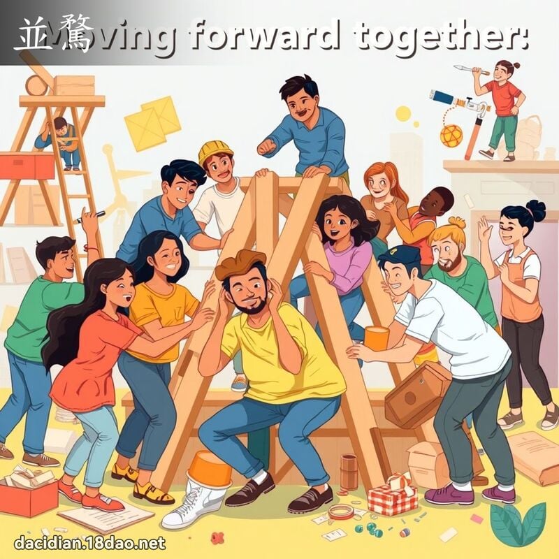 並騖 - 國語大辭典配圖