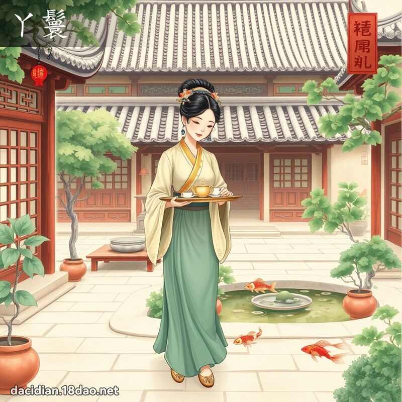 丫鬟 - 国语大辞典配图