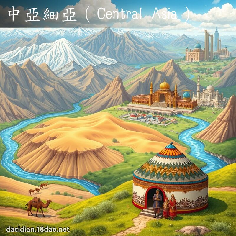 中亞細亞（Central Asia） - 國語大辭典配圖