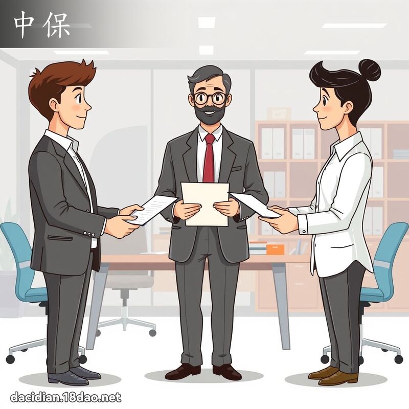 中保 - 國語大辭典配圖