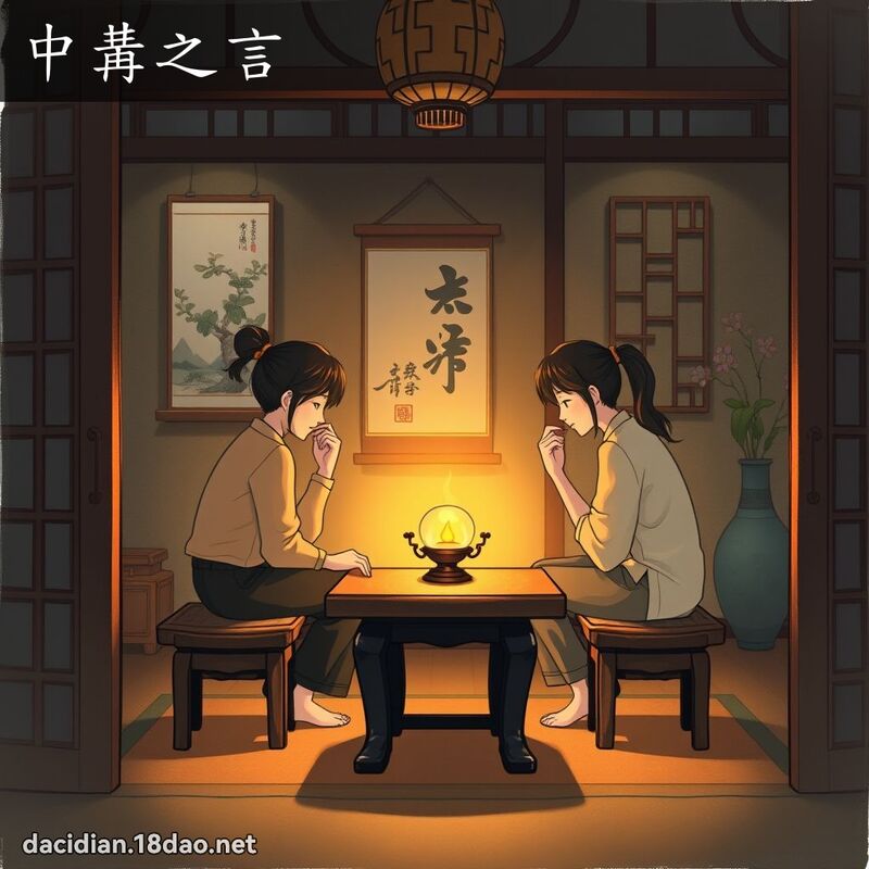 中冓之言 - 國語大辭典配圖