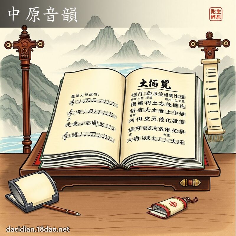 中原音韻 - 國語大辭典配圖