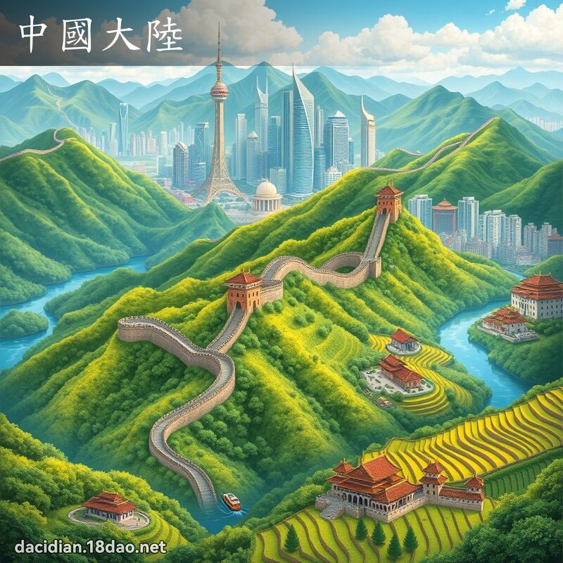 中国大陆 - 国语大辞典配图