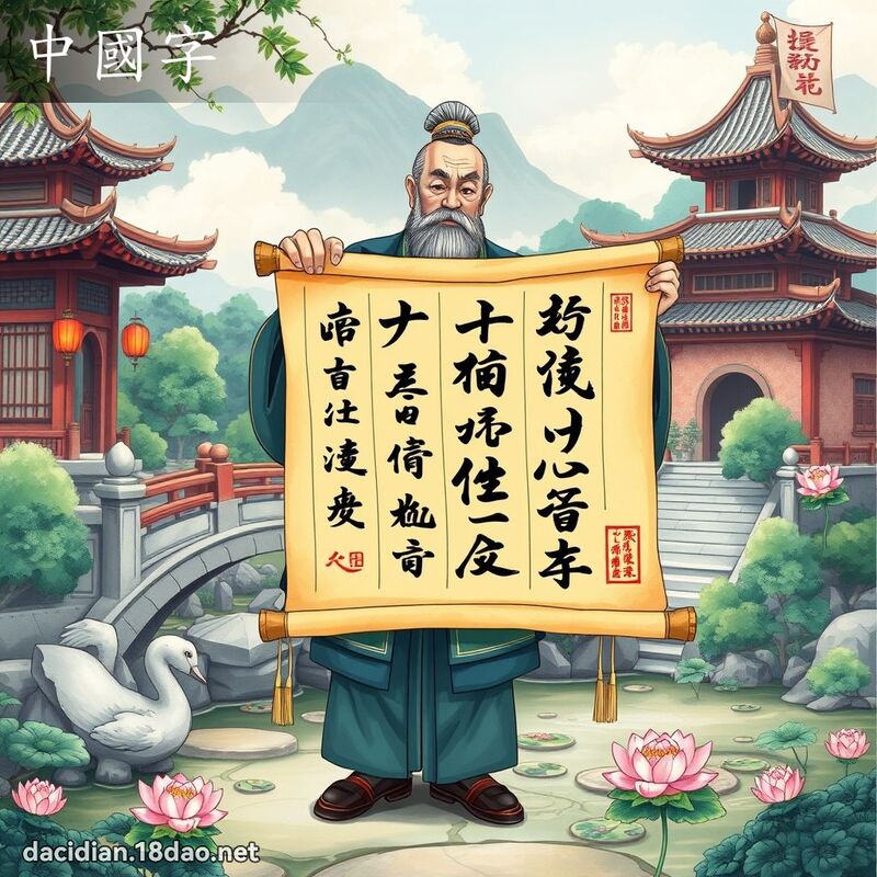 中國字 - 國語大辭典配圖