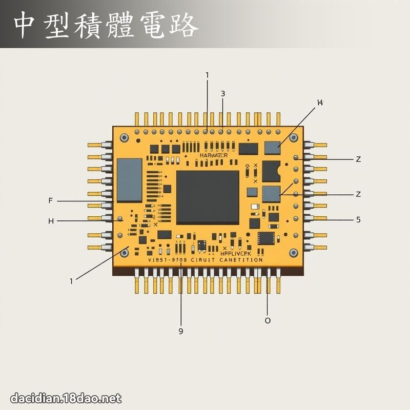 中型积体电路 - 国语大辞典配图