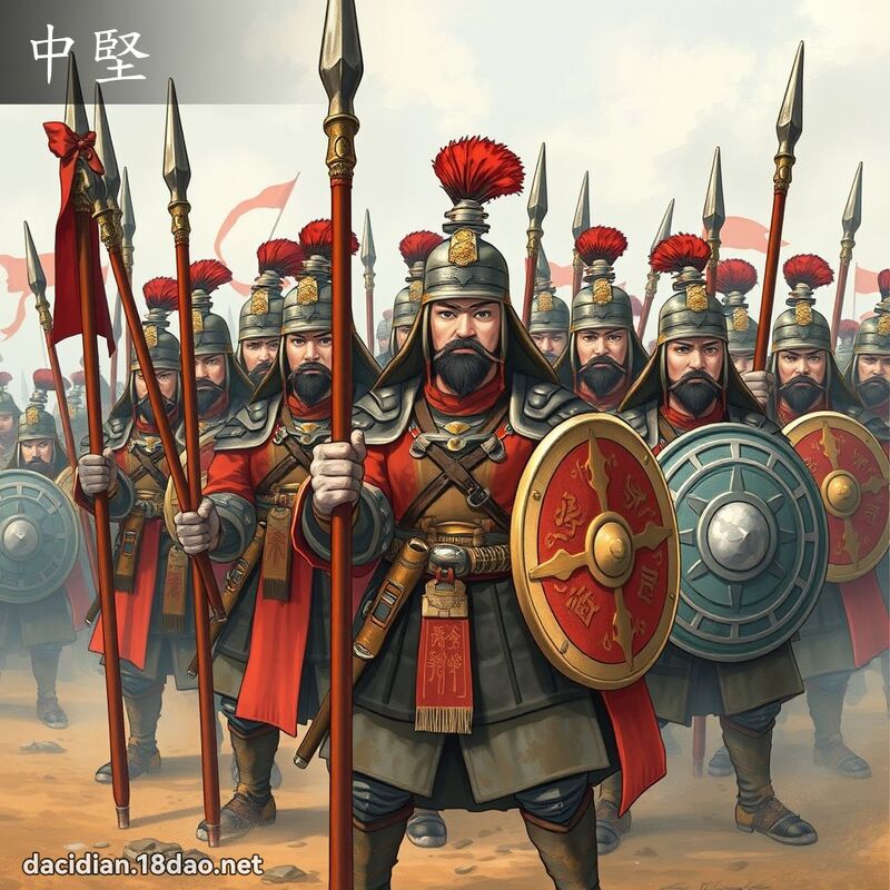 中坚 - 国语大辞典配图
