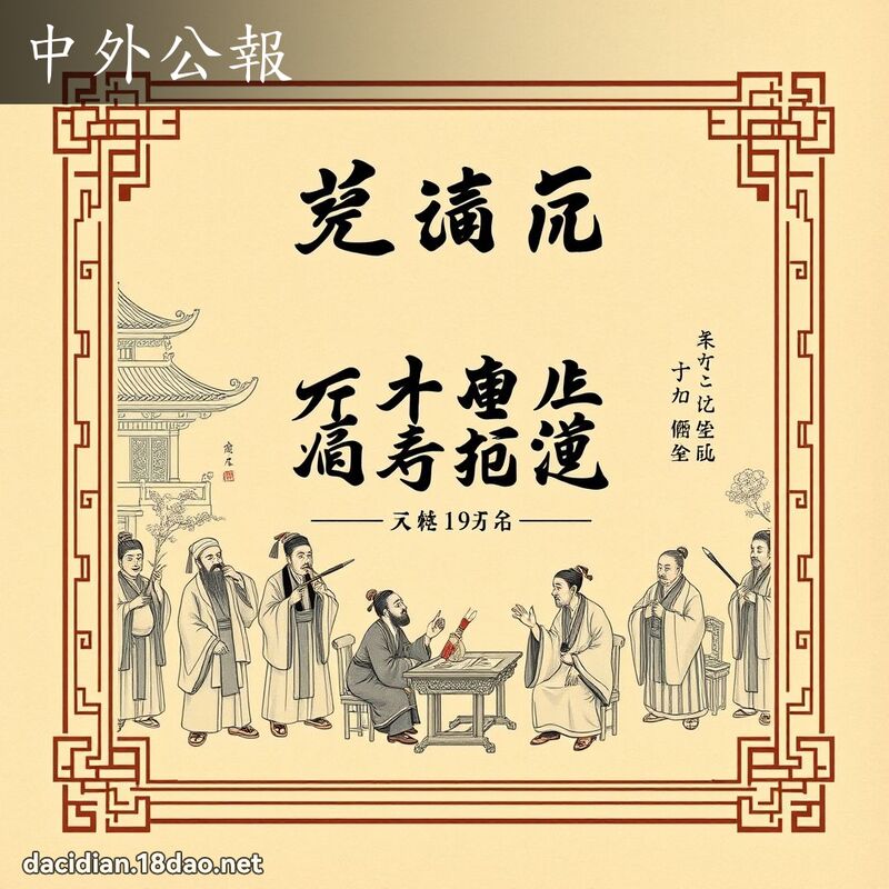 中外公報 - 國語大辭典配圖