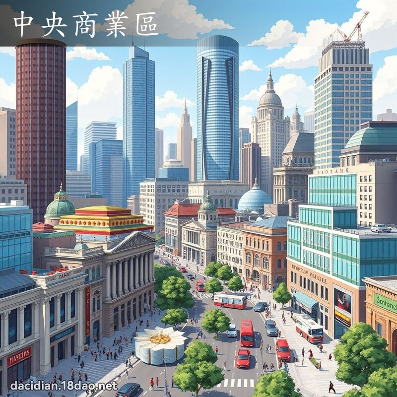 中央商业区 - 国语大辞典配图