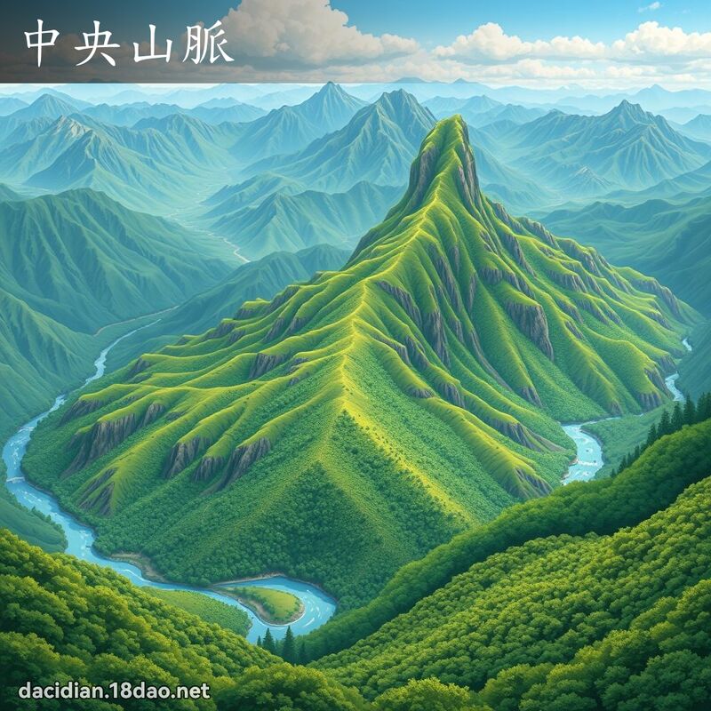 中央山脈 - 國語大辭典配圖