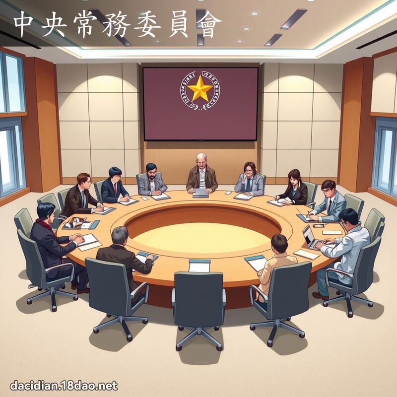 中央常务委员会 - 国语大辞典配图