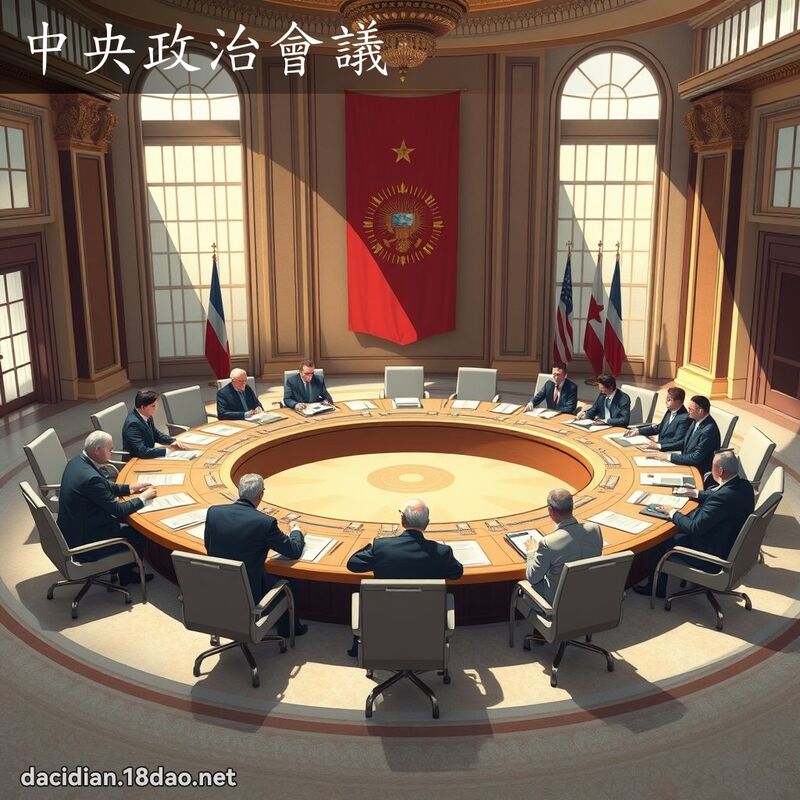 中央政治会议 - 国语大辞典配图