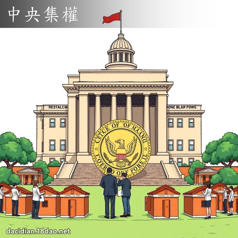 中央集权 - 国语大辞典配图