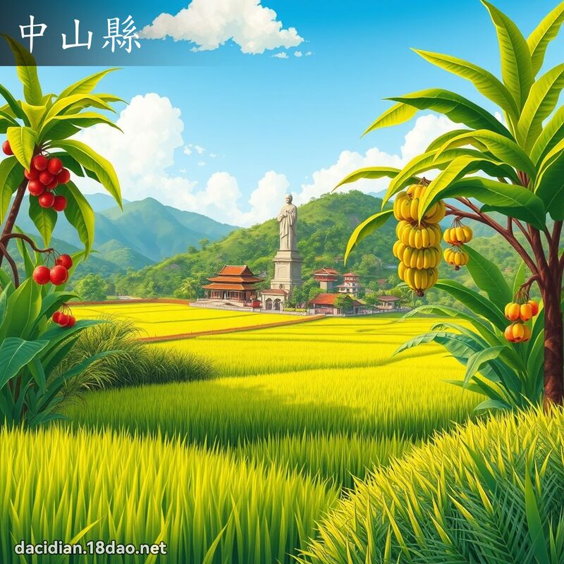 中山縣 - 國語大辭典配圖