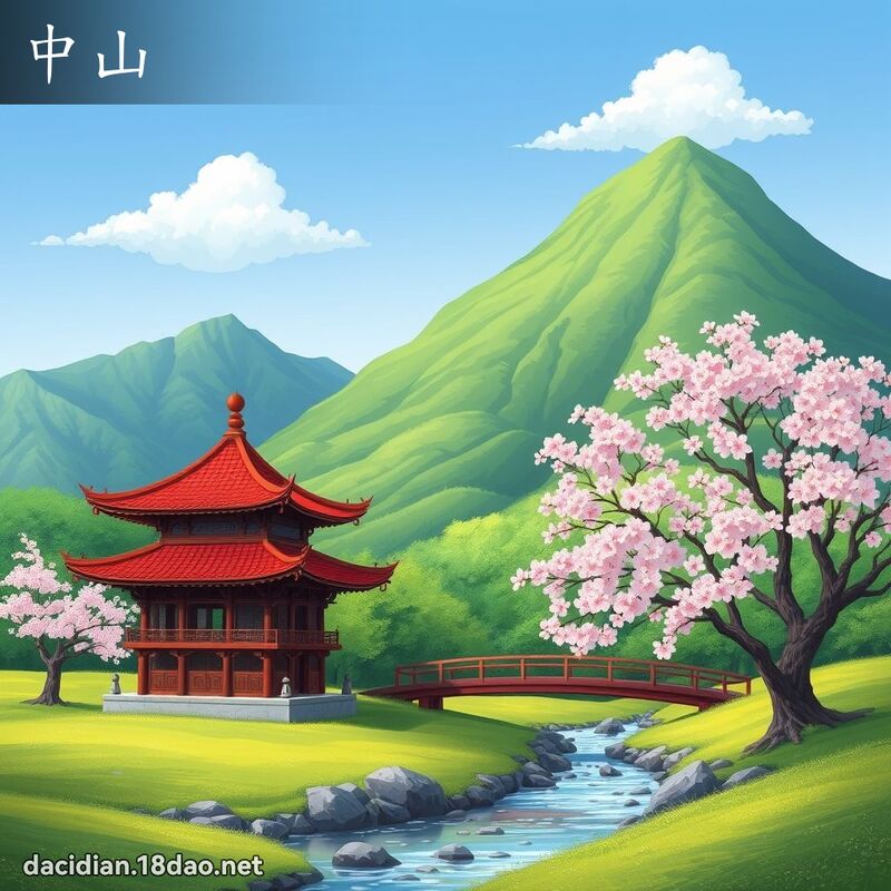 中山 - 国语大辞典配图