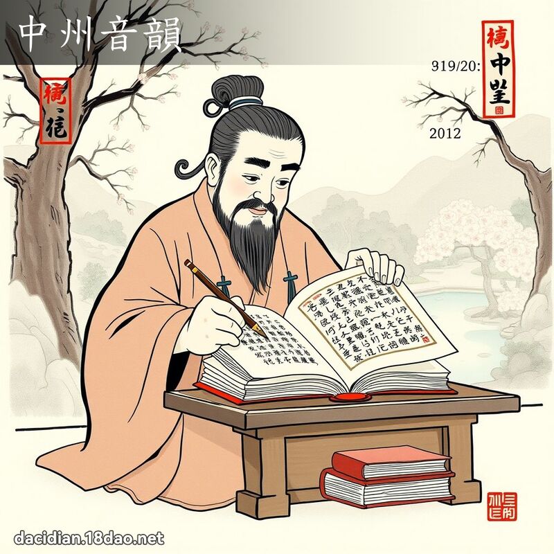 中州音韻 - 國語大辭典配圖