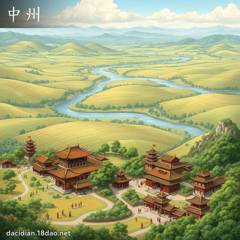 中州 - 国语大辞典配图