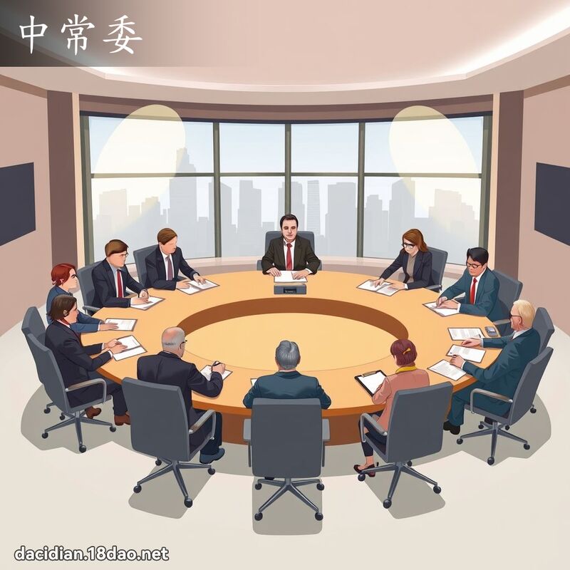 中常委 - 国语大辞典配图