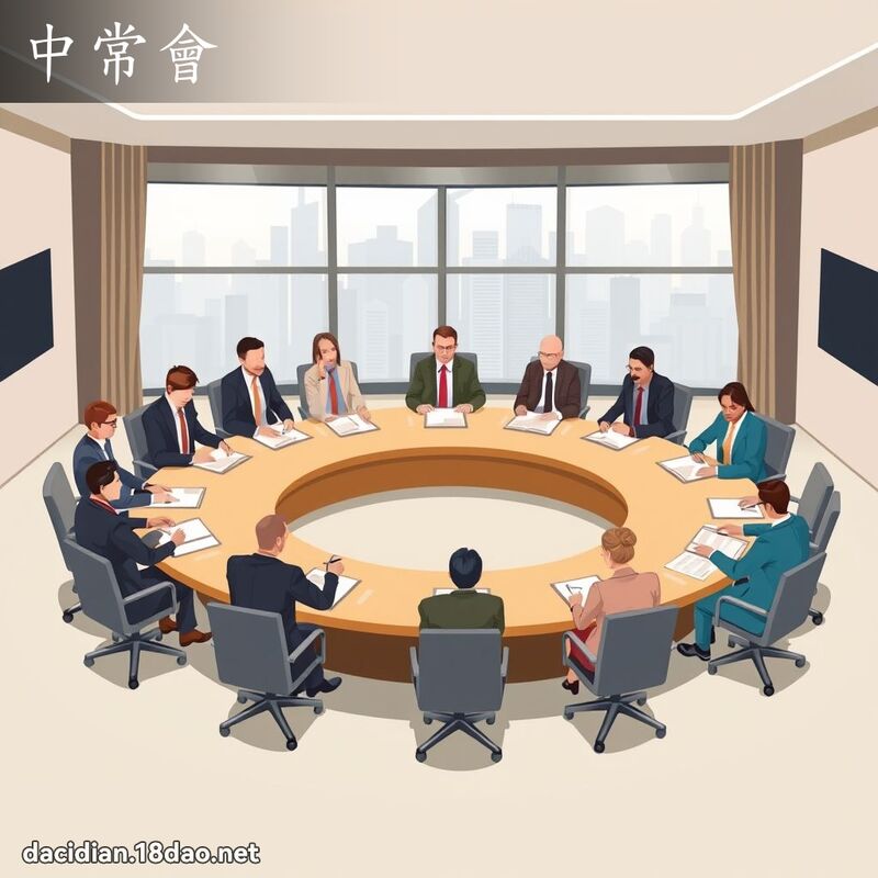 中常会 - 国语大辞典配图