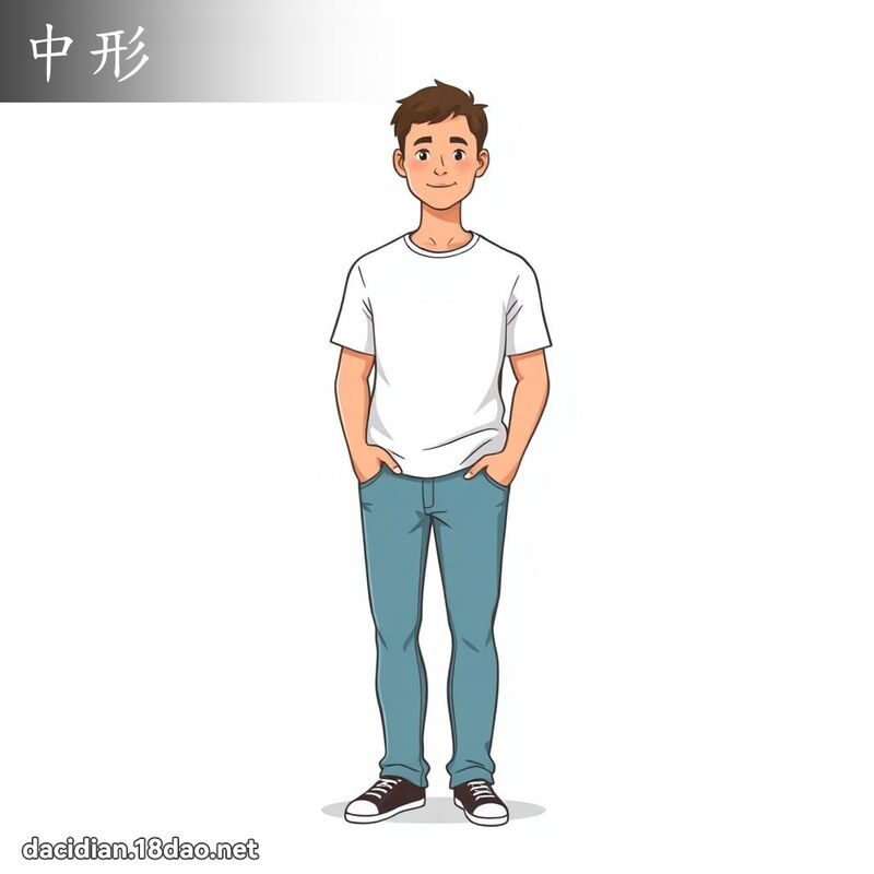 中形 - 国语大辞典配图