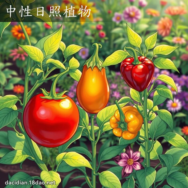 中性日照植物 - 國語大辭典配圖