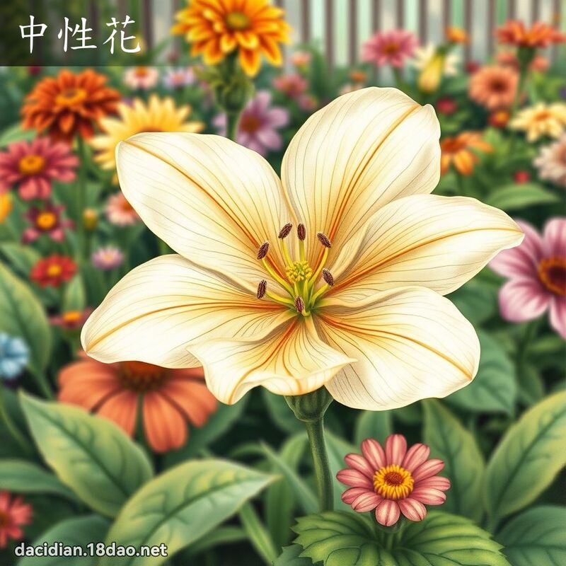 中性花 - 國語大辭典配圖