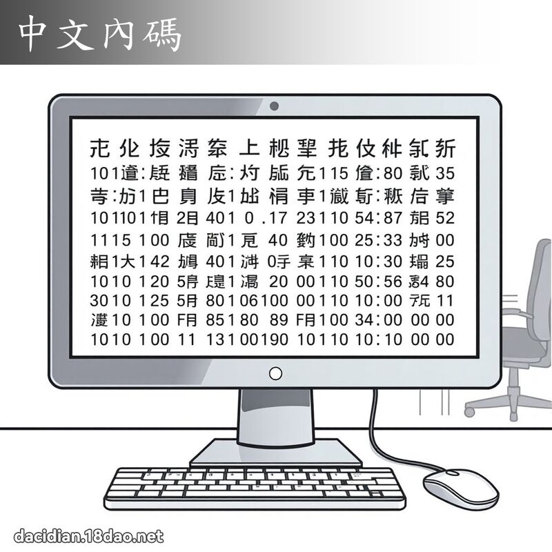 中文內码 - 国语大辞典配图