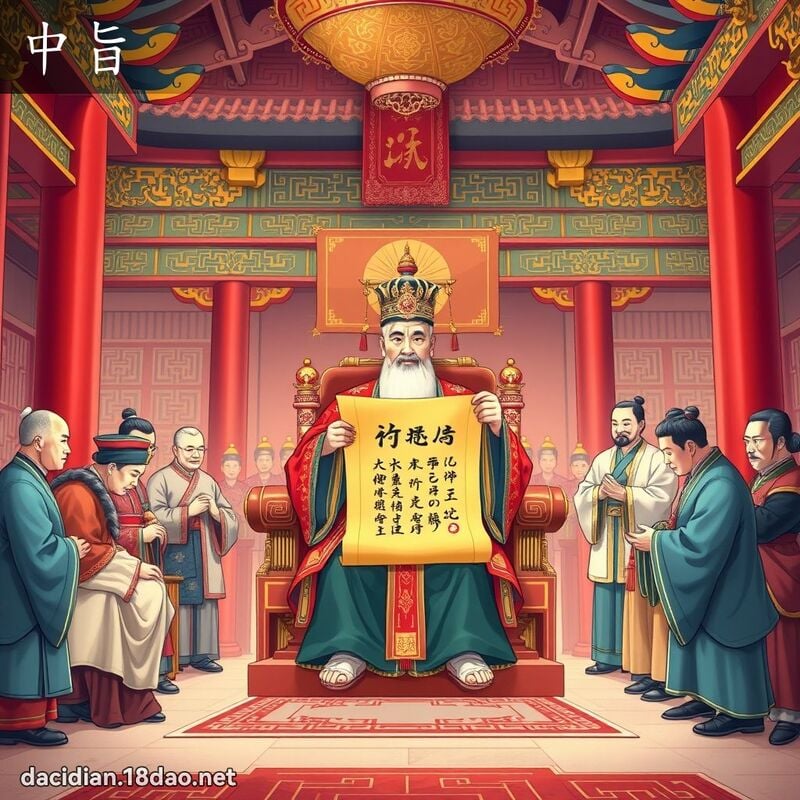 词语: 中旨 (多意词)