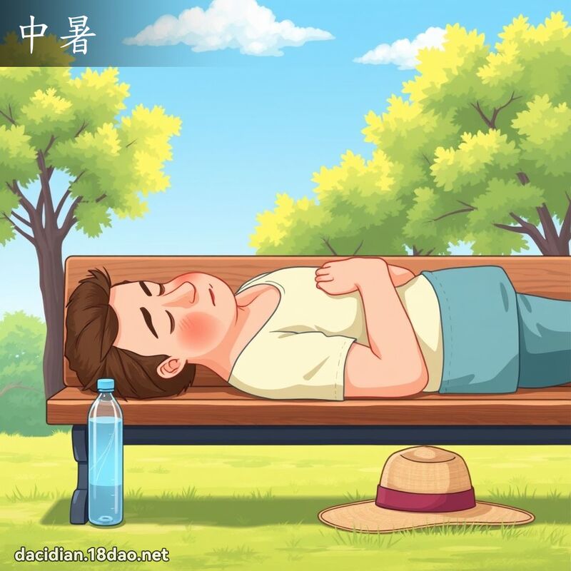 中暑 - 國語大辭典配圖