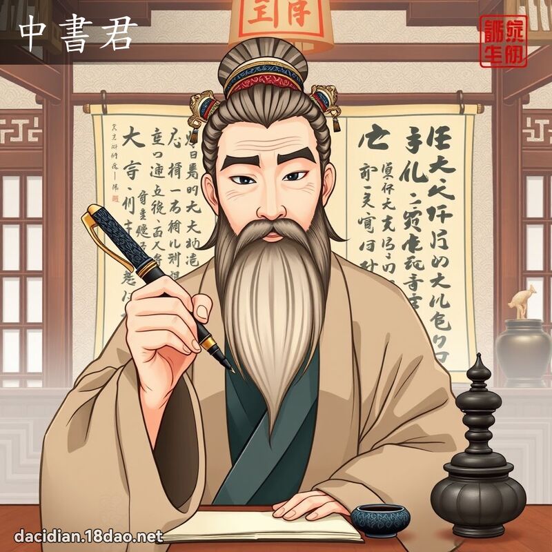 中書君 - 國語大辭典配圖