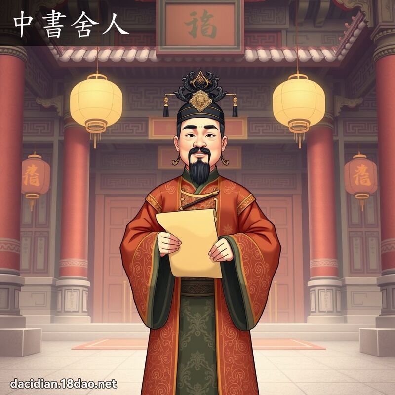 中书舍人 - 国语大辞典配图