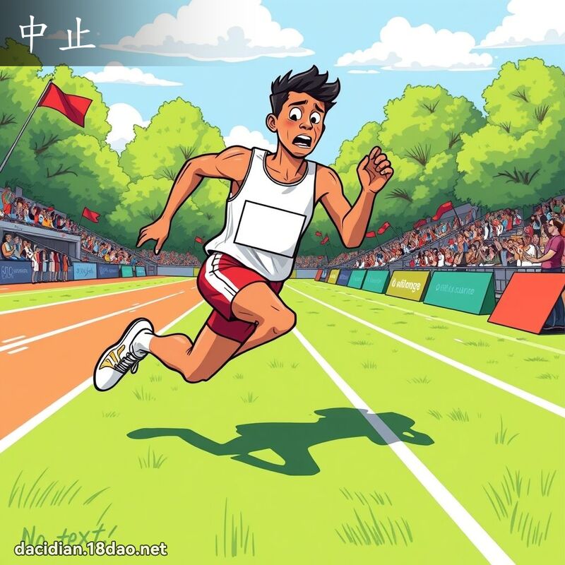 中止 - 国语大辞典配图