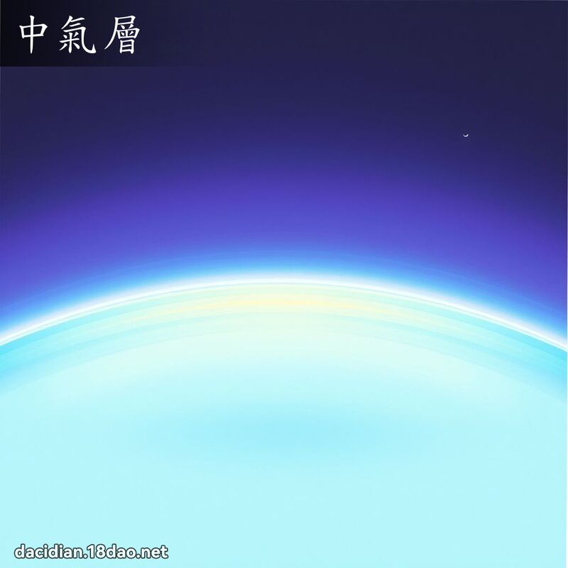 中气层 - 国语大辞典配图