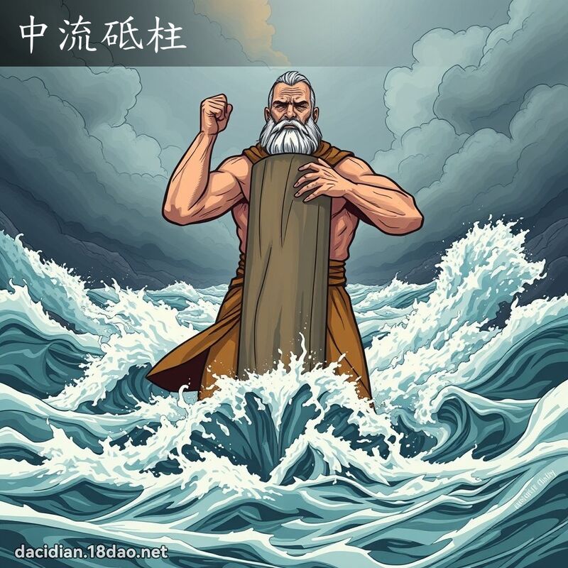 中流砥柱 - 國語大辭典配圖