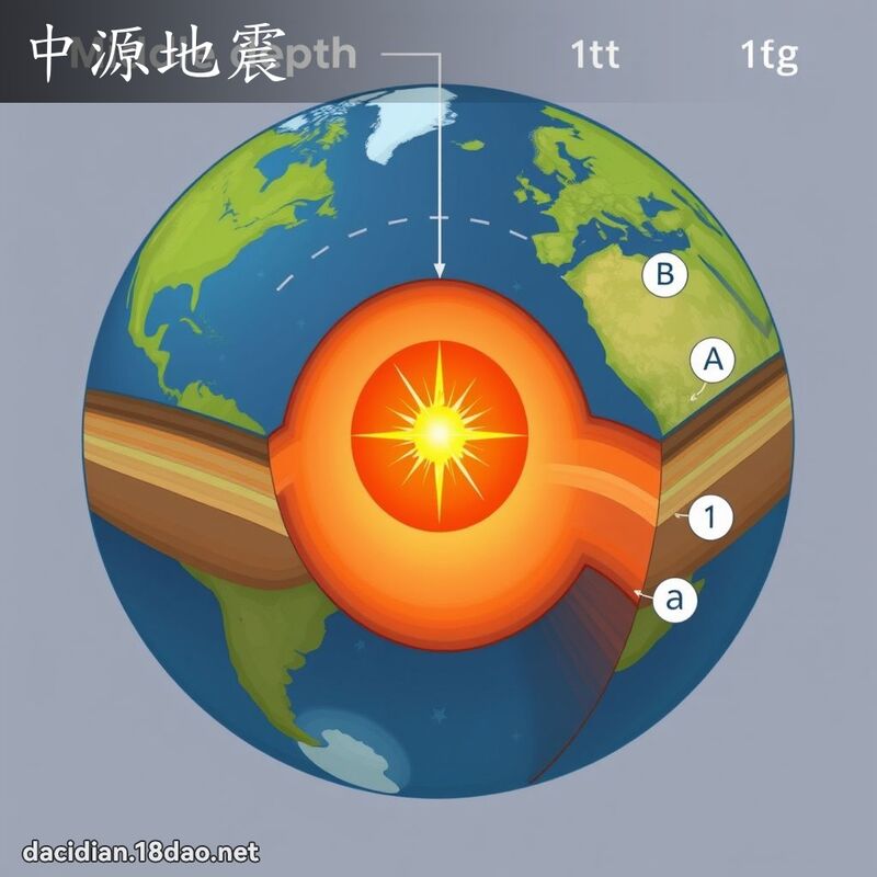 中源地震 - 國語大辭典配圖