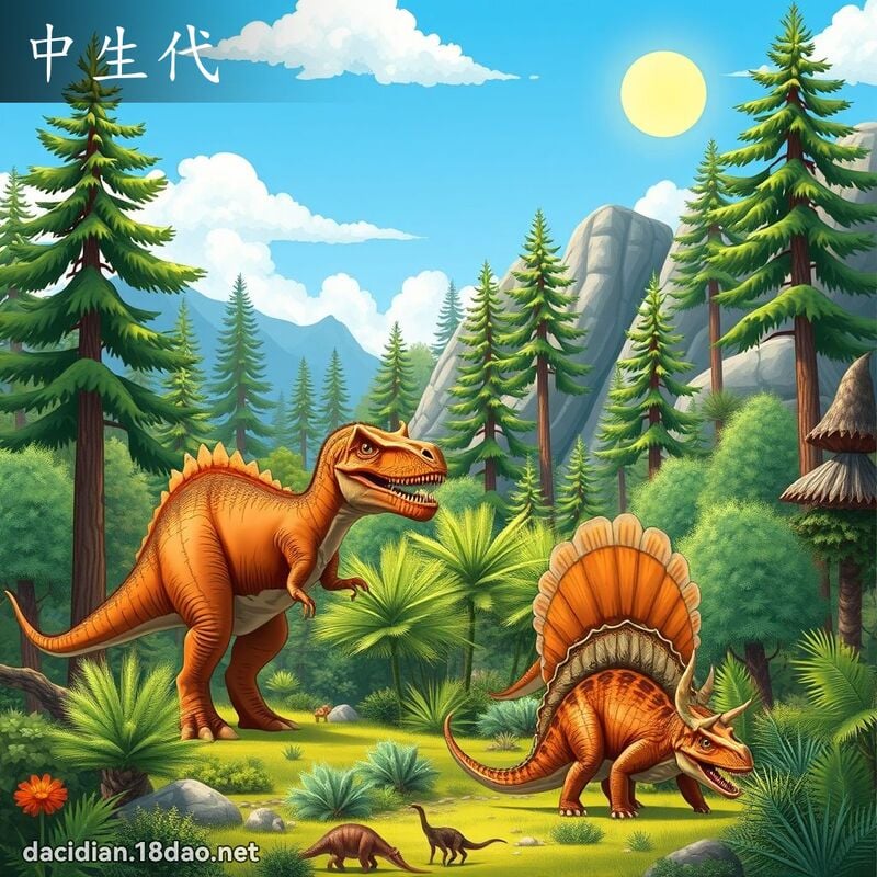 中生代 - 國語大辭典配圖