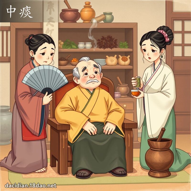 中痰 - 國語大辭典配圖